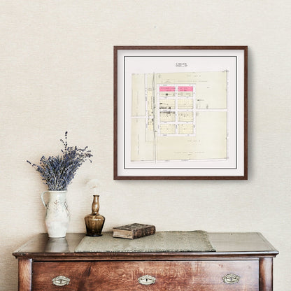 Vintage Map of Colon, Nebraska 1907 -Not available at Minden location-