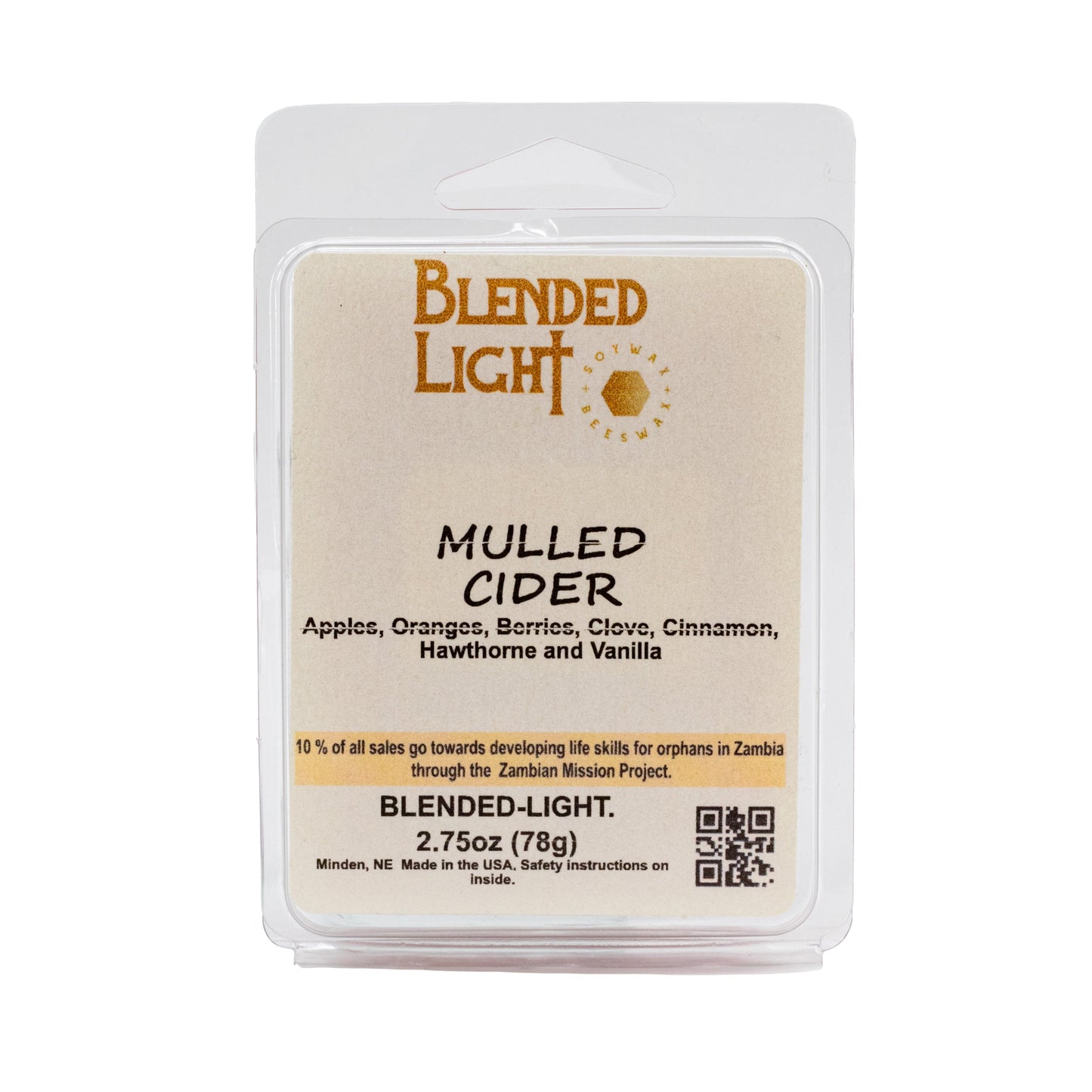 Mulled Cider Scented Wax Melts | 2.75 oz | Blended Light
