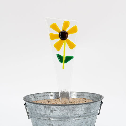 Glass Flower Splinter Art | Springfield Artworks Yellow