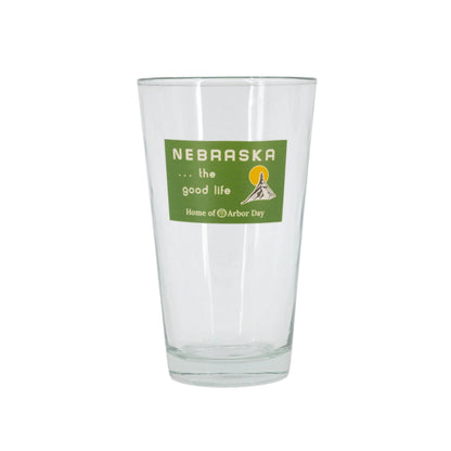 The Good Life Sign Pint Glass | 16 oz | Nebraska State Historical Society