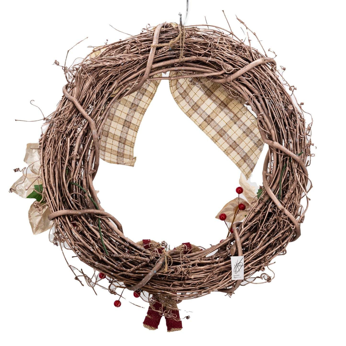 SALE | Rustic Country Style Christmas Wreath | KJ Made