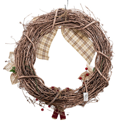 SALE | Rustic Country Style Christmas Wreath | KJ Made