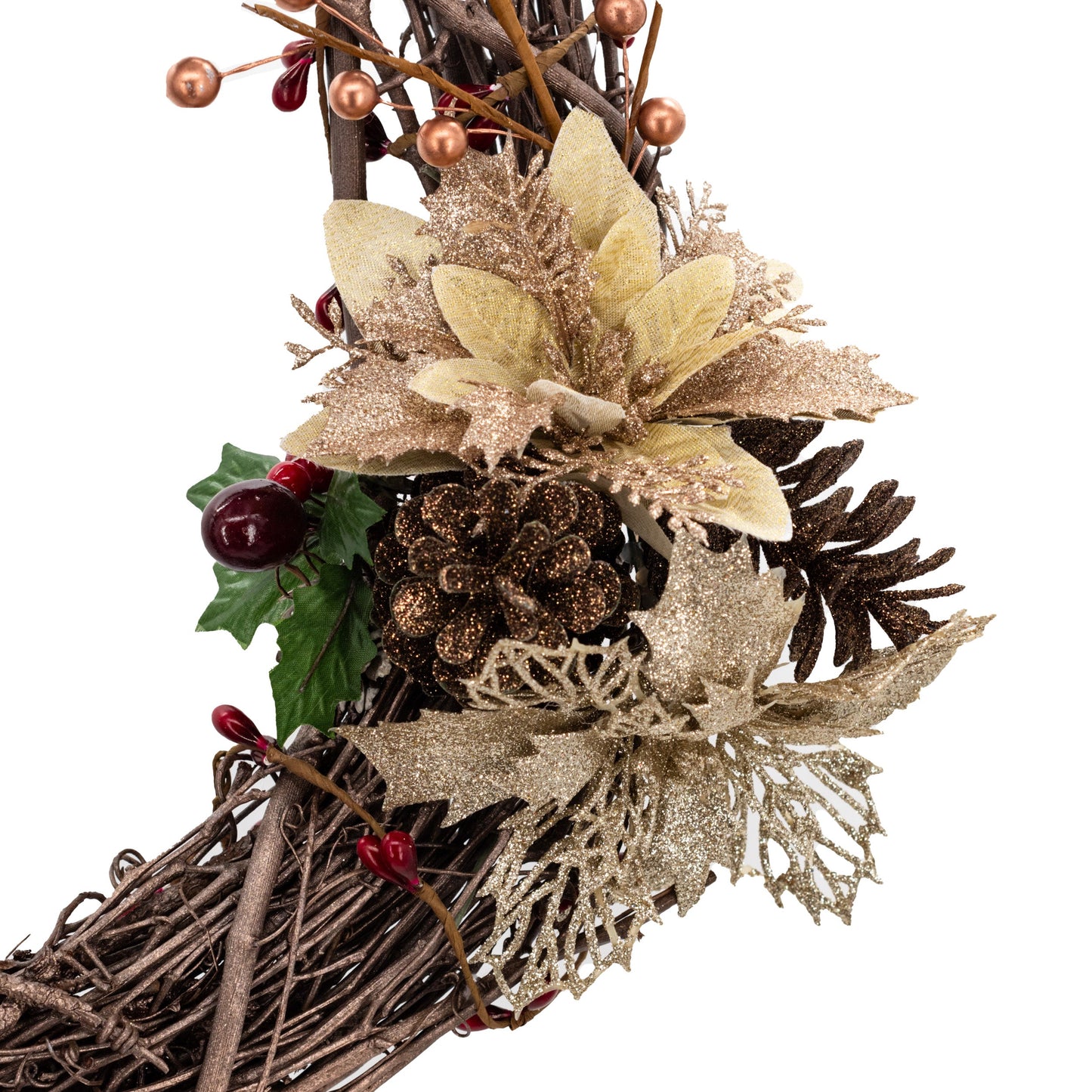 SALE | Gold Christmas Wreath | KJ Made