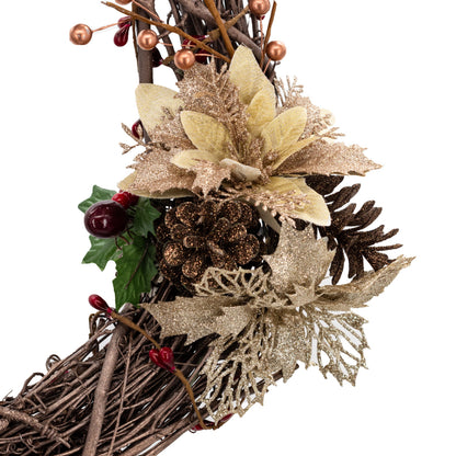 SALE | Gold Christmas Wreath | KJ Made