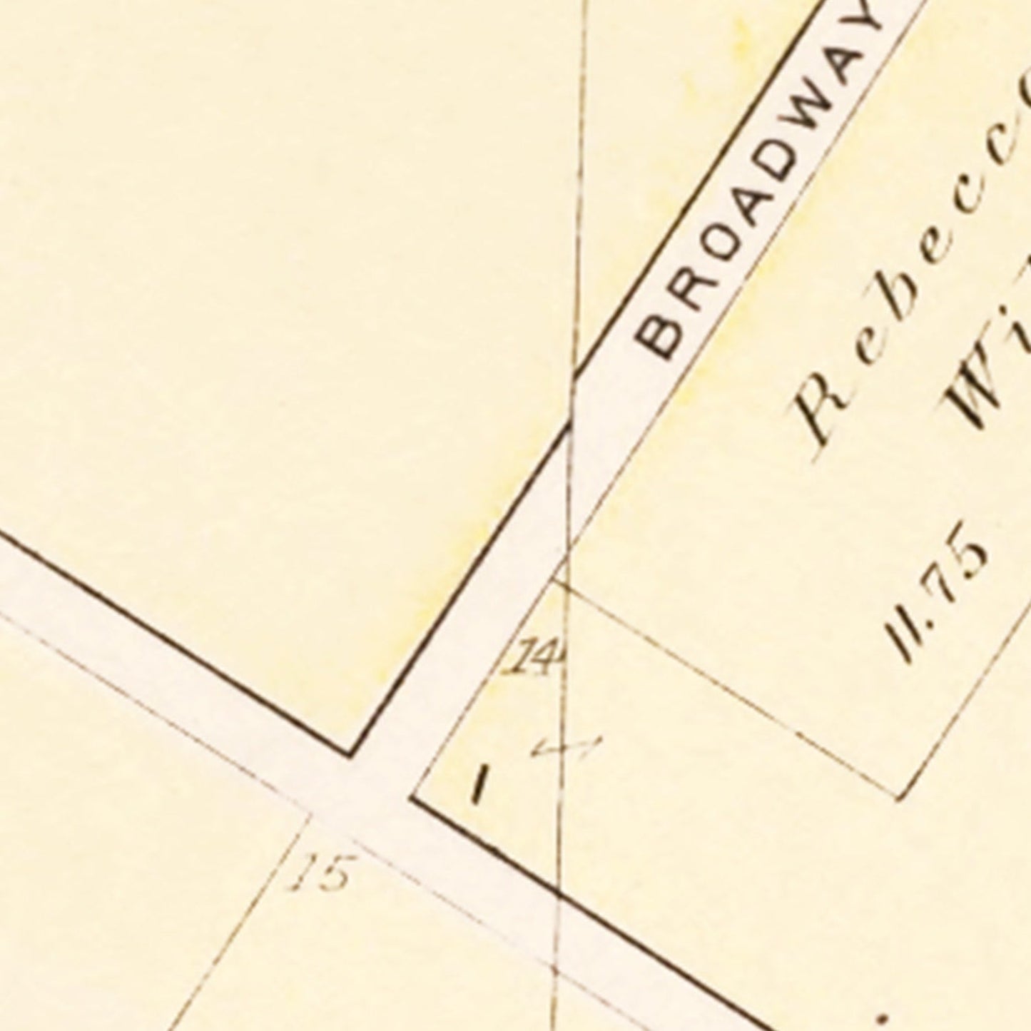 Vintage Map of Desoto, Nebraska 1908 -Not available at Minden location-