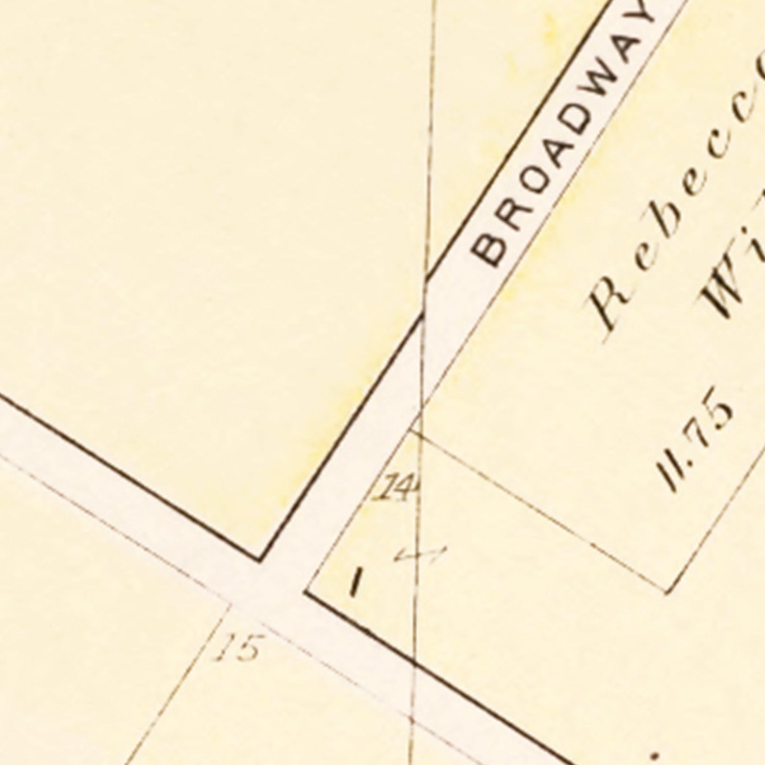 Vintage Map of Desoto, Nebraska 1908 -Not available at Minden location-