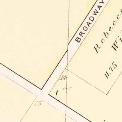 Vintage Map of Desoto, Nebraska 1908 -Not available at Minden location-