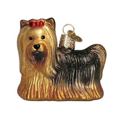 Yorkie Ornament NOT AVAILABLE AT MINDEN STORE