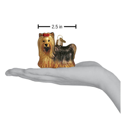 Yorkie Ornament NOT AVAILABLE AT MINDEN STORE