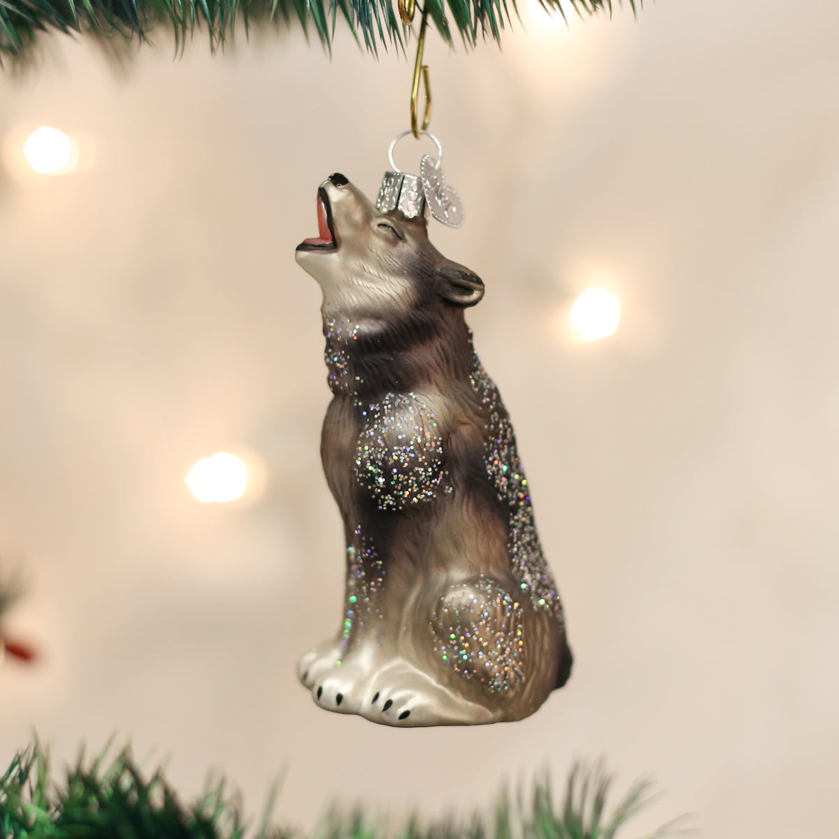 Howling Wolf Ornament NOT AVAILABLE AT MINDEN STORE
