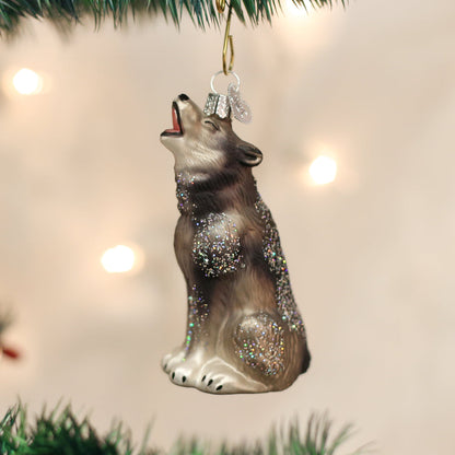 Howling Wolf Ornament NOT AVAILABLE AT MINDEN STORE