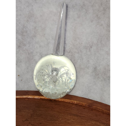 Copied - Vintage paperweight ring holder glass pw1