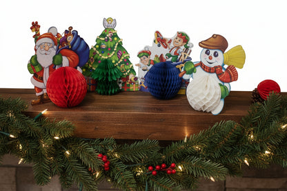 Vintage Honeycomb Christmas Figures 2006