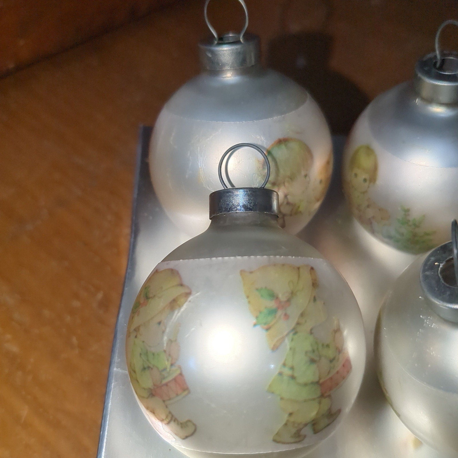 Vintage Hallmark Original Christmas Ornaments Little Miracles by Ruth Morehead Two Sets of Four