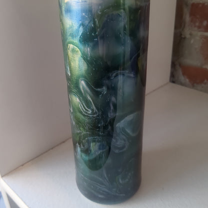 20 ounce stainless steel, Insulated, alcohol ink art Tumbler CLEARANCE ai15