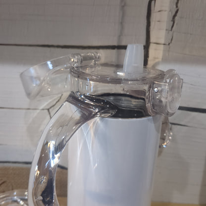 Custom Order 12 oz Tumbler with Sippy Lid and Tumbler Lid