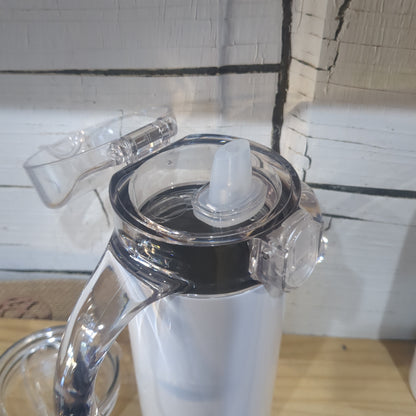 Custom Order 12 oz Tumbler with Sippy Lid and Tumbler Lid
