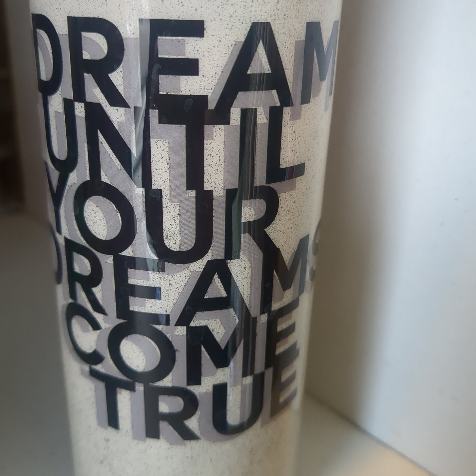 20 oz Stainless steel Tumbler Dream Until All Your Dreams Come True CLEARANCE