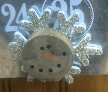 Galvanized Metal Christmas Advent Countdown av7