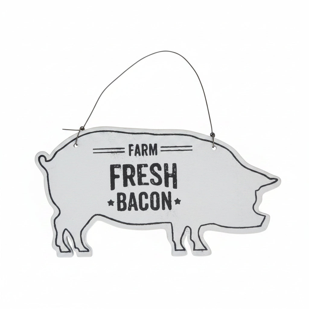 Pig Farmhouse Ornament wo6b