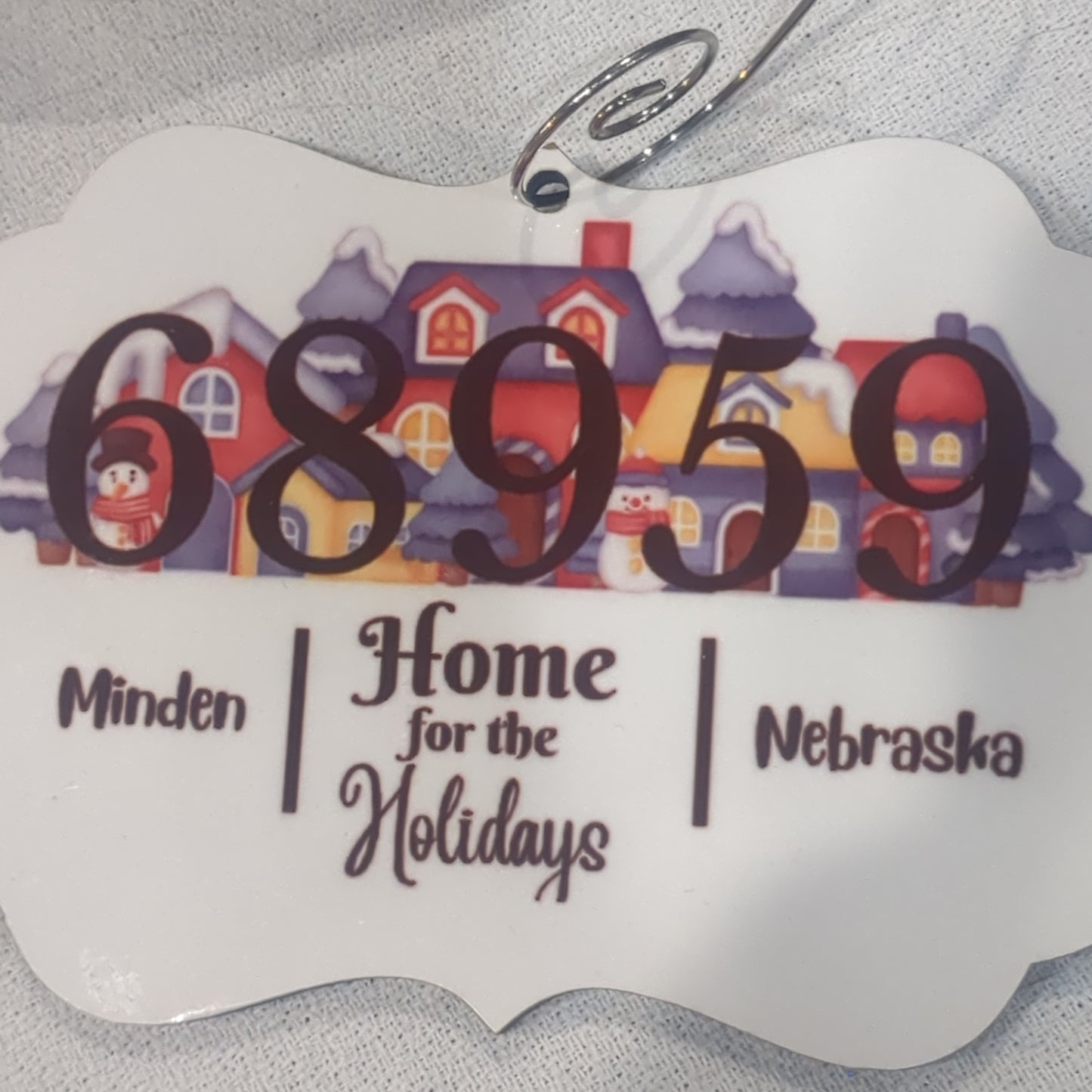 Minden Nebraska's ZIP Code Ornament House NO9