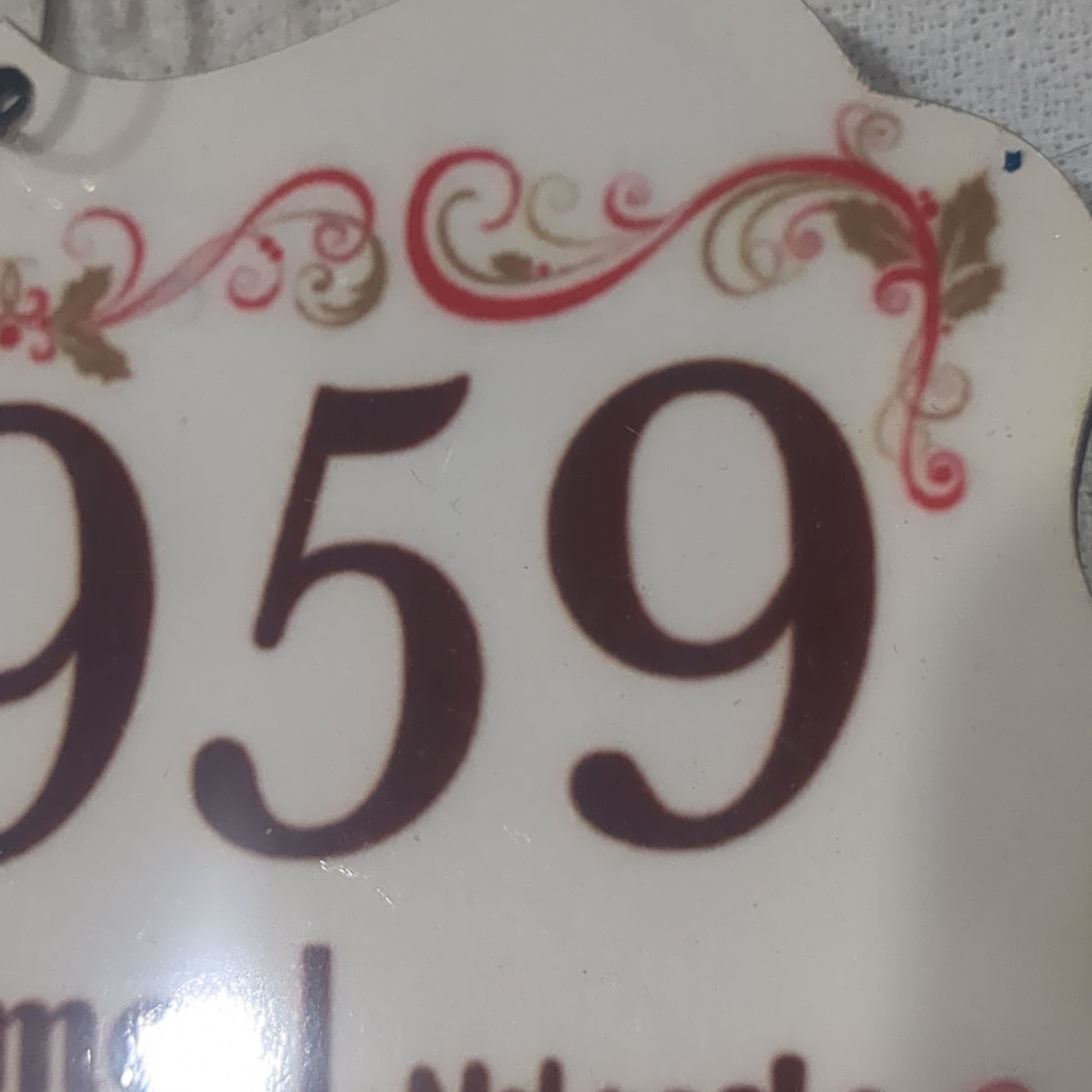 Minden Nebraska's ZIP Code Ornament Floral Special Order