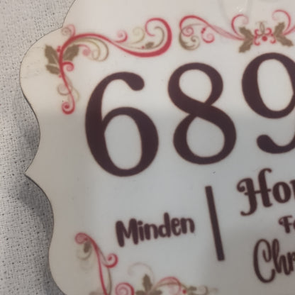 Minden Nebraska's ZIP Code Ornament Floral Special Order