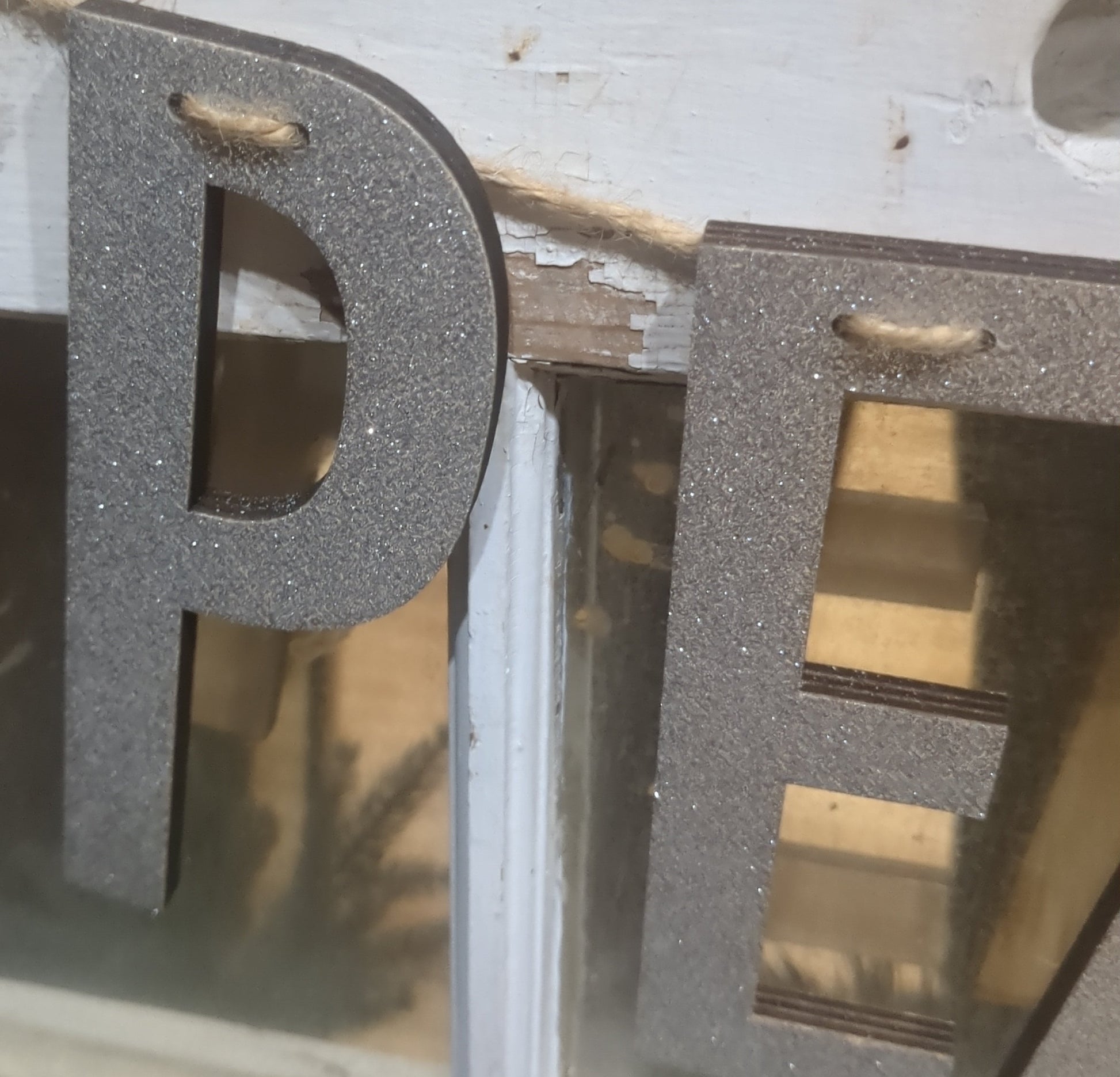 Peace Silver Small Garland
