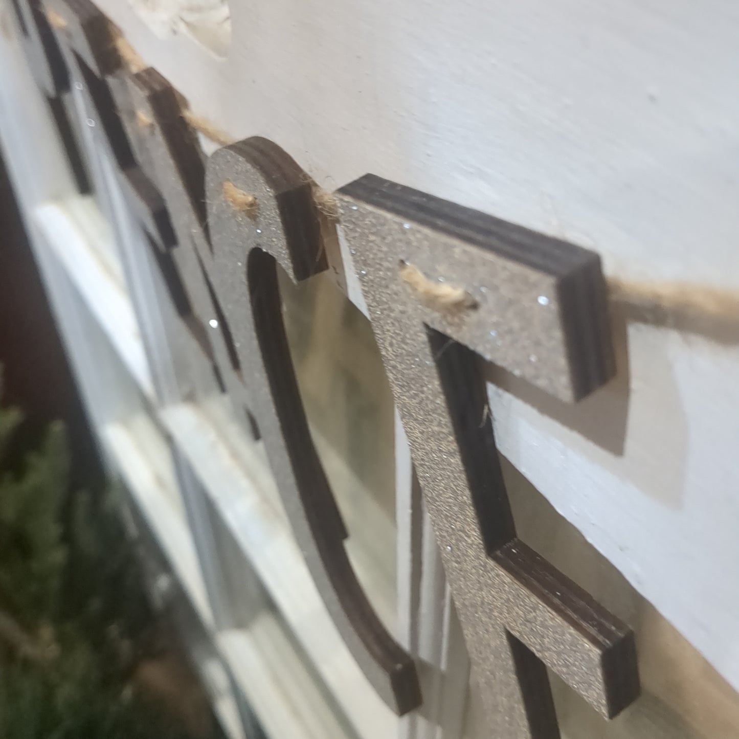 Peace Silver Small Garland