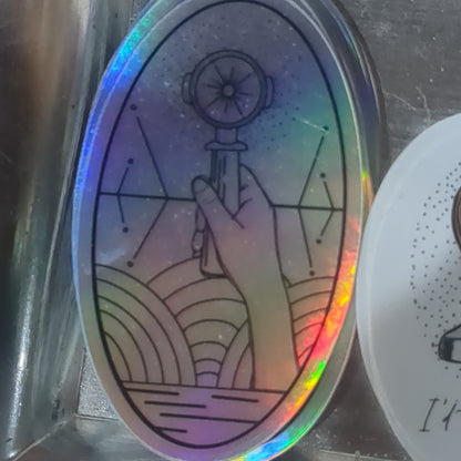 Sticker mirrored stargaze