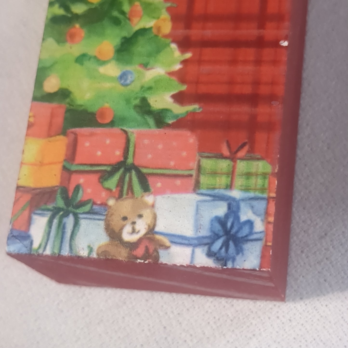 Word Block Sign Fill Your Holiday With Joy ws7