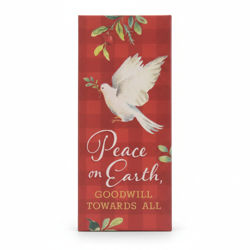 Word Block Sign Peace on Earth Goodwill Towards All ws8
