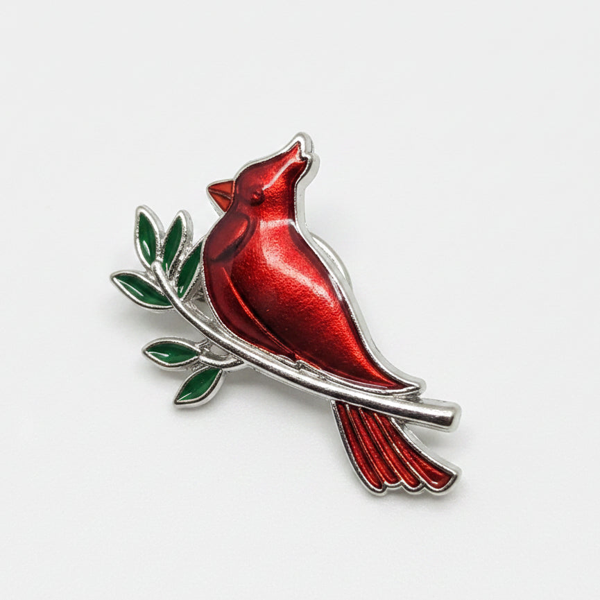 Cardinal Pin I am with you Always Matthew 28:20 Memorial Pin ca6
