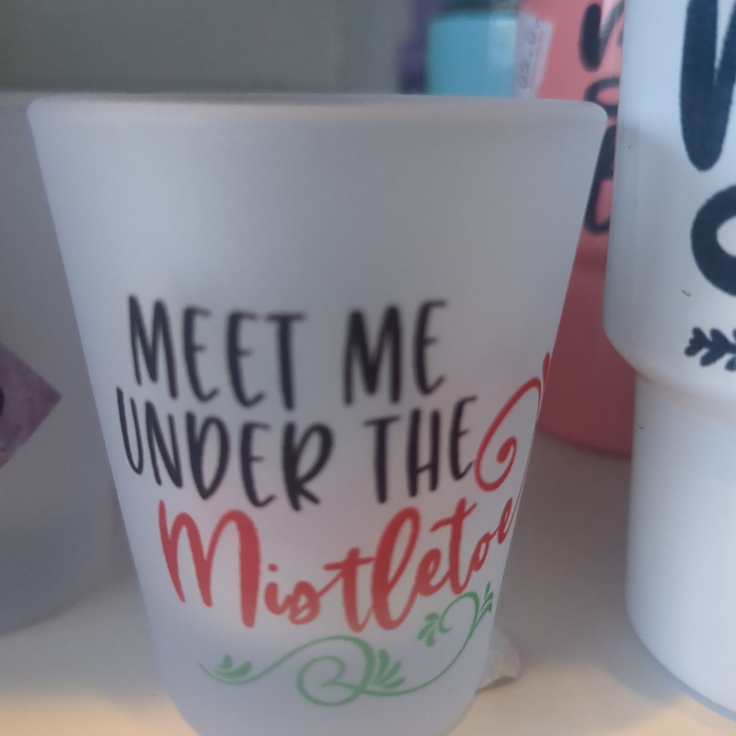 Custom Order Frosted Shot Glass
