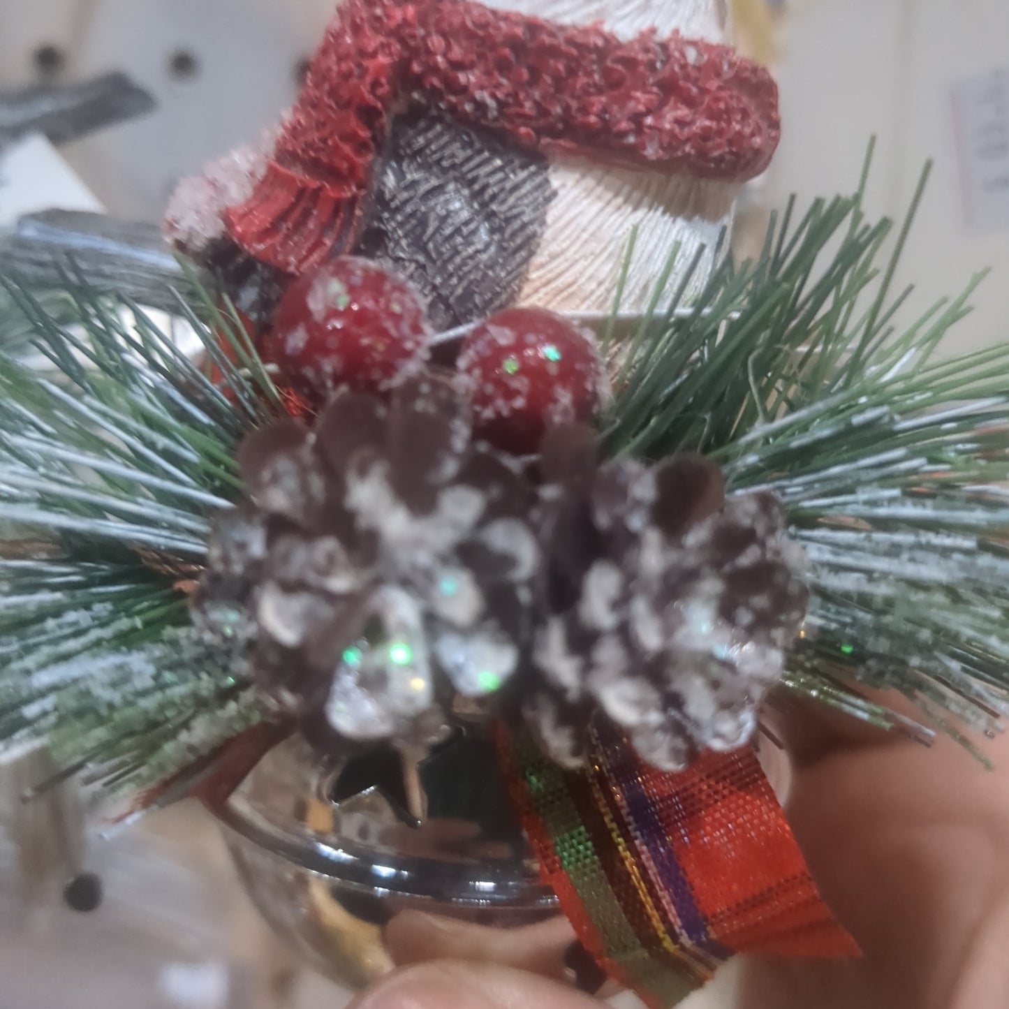 Bird on Bell Ornament obb1
