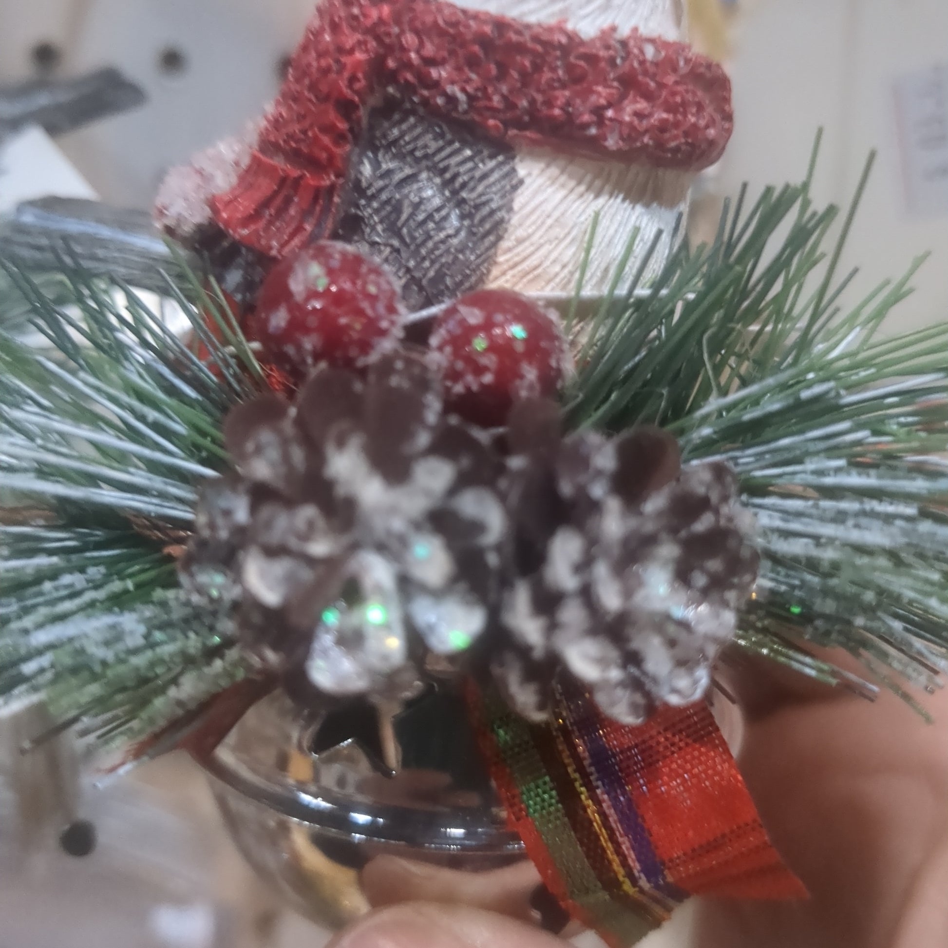 Bird on Bell Ornament obb1