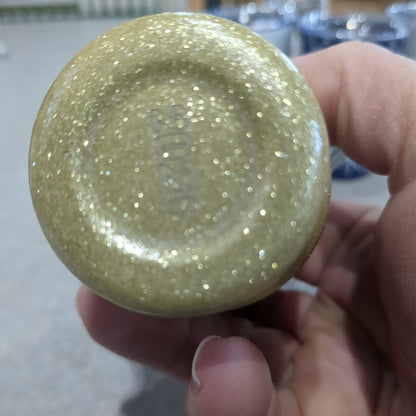 Shot Glass 3 oz Stainless Steel or Mini Tumbler for Dolls Gold Glitter dated 2023 CLEARANCE sg11