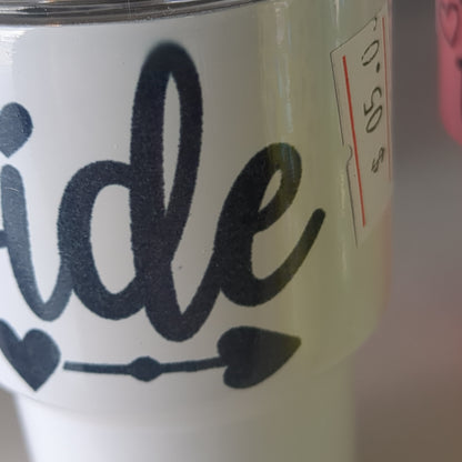 Shot Glass 3 oz Stainless Steel or Mini Tumbler Bride AS IS CLEARANCE