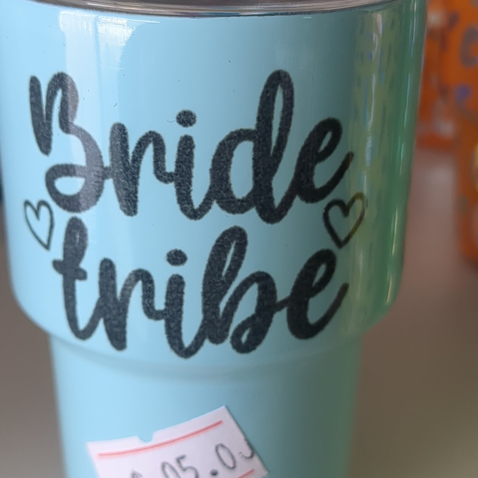 Shot Glass 3 oz Stainless Steel or Mini Tumbler for Dolls Cornflower blue bridesmaid AS IS CLEARANCE