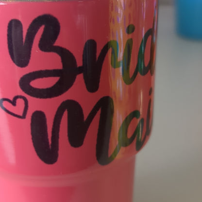 Shot Glass 3 oz Stainless Steel or Mini Tumbler Bridesmaid AS IS CLEARANCE