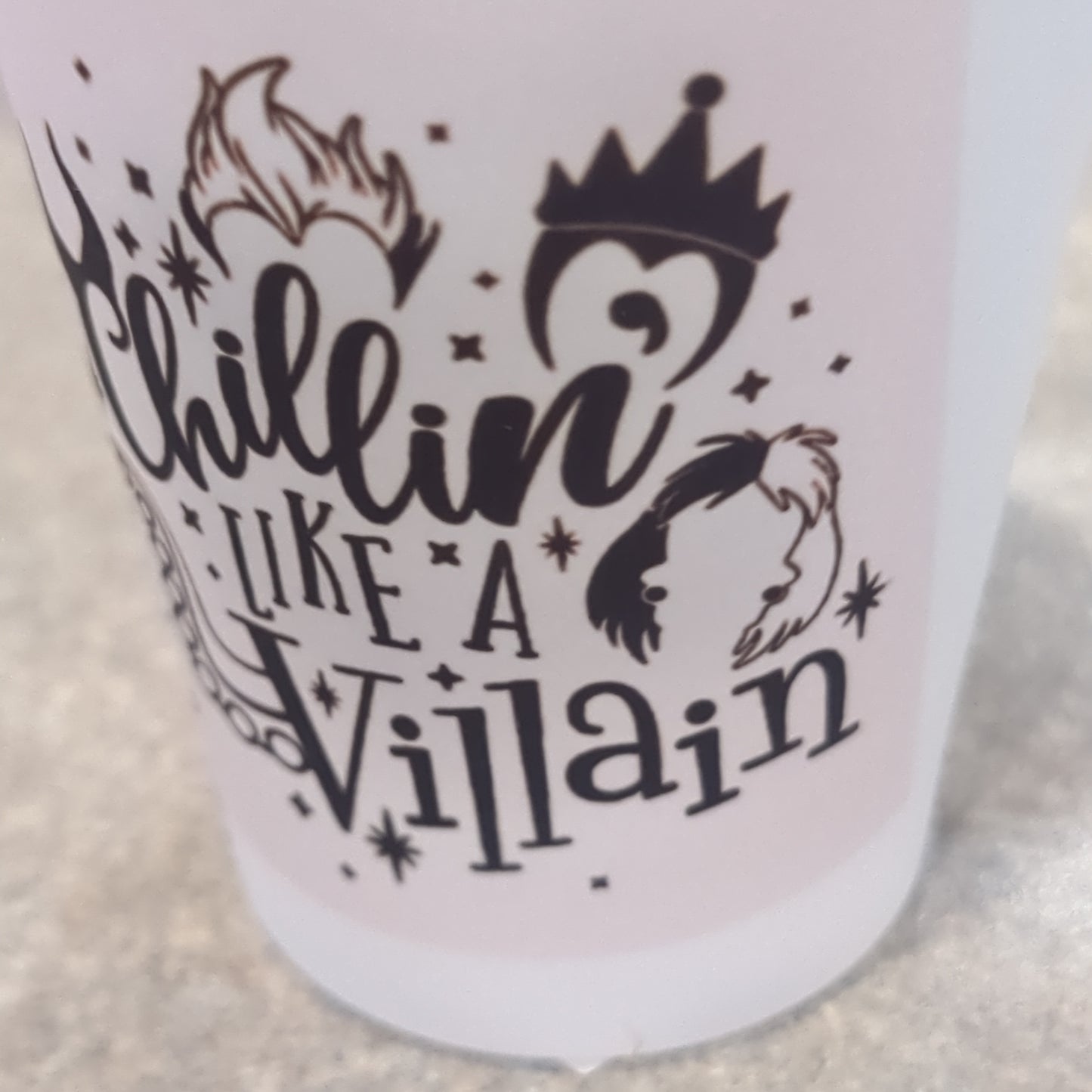 Shot Glass Forsted Glass Chilling like a villain