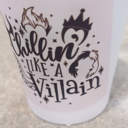 Shot Glass Forsted Glass Chilling like a villain
