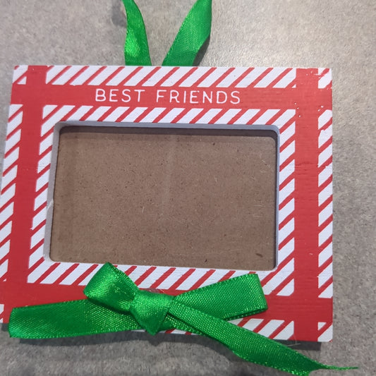Best Friends Photo Frame Ornaments pf3