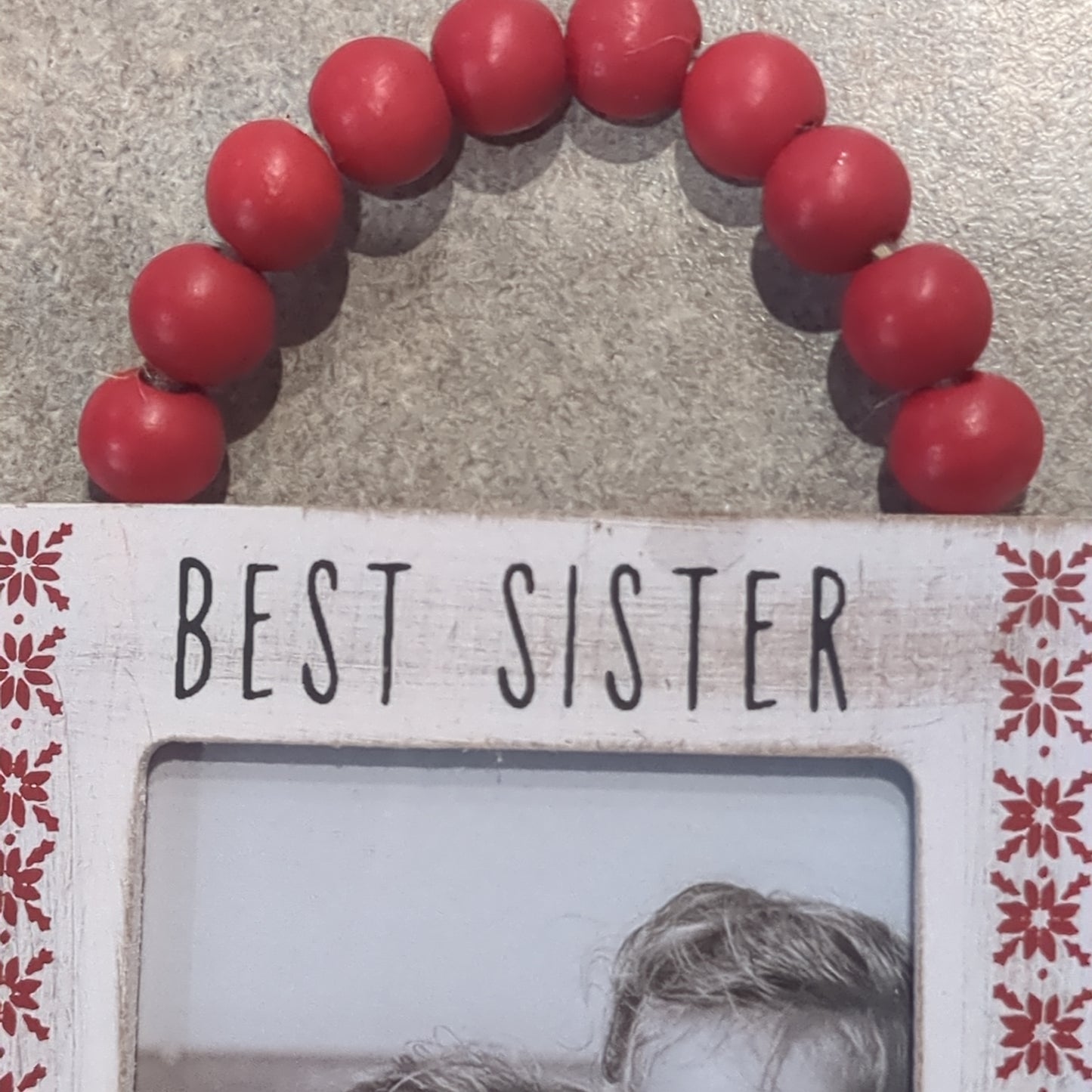 Best Sister Ever Photo Frame Ornament pf8
