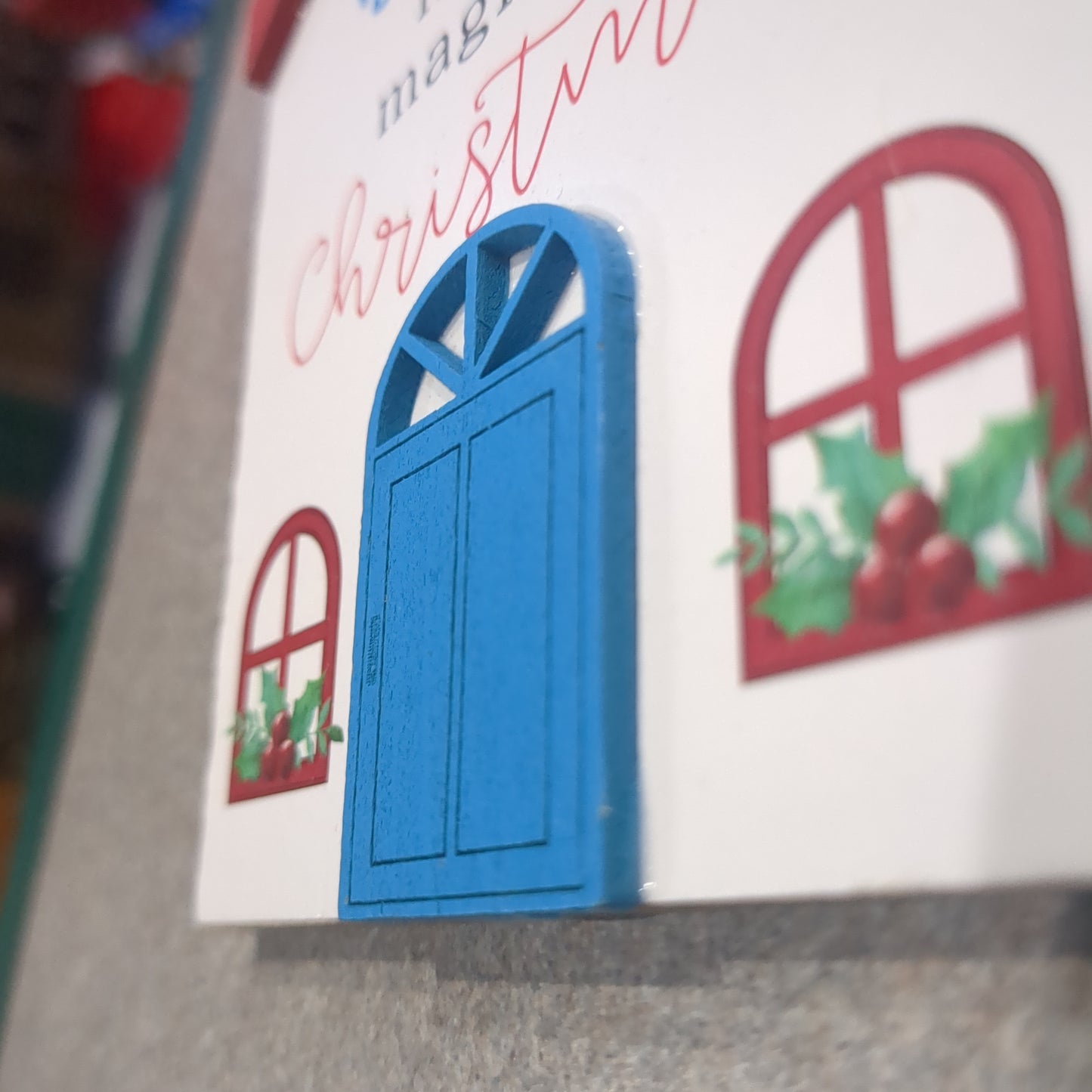 Believe in the Magic of Christmas House Ornament CLEARANCE wo35