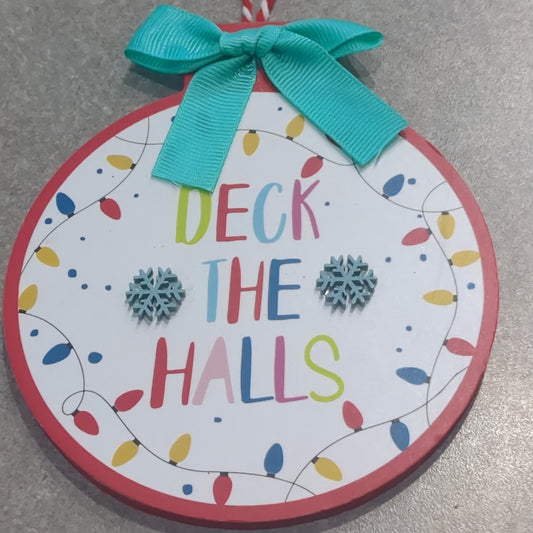 Deck the Halls Ornament CLEARANCE wo87