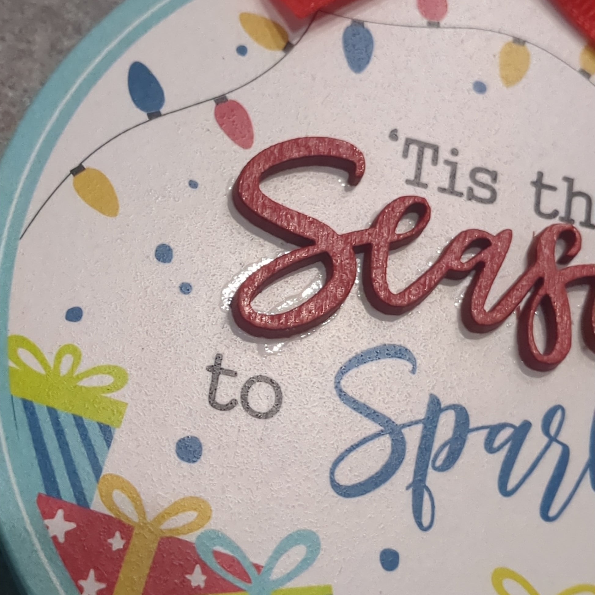 'Tis the Season to Sparkle Ornament wo67