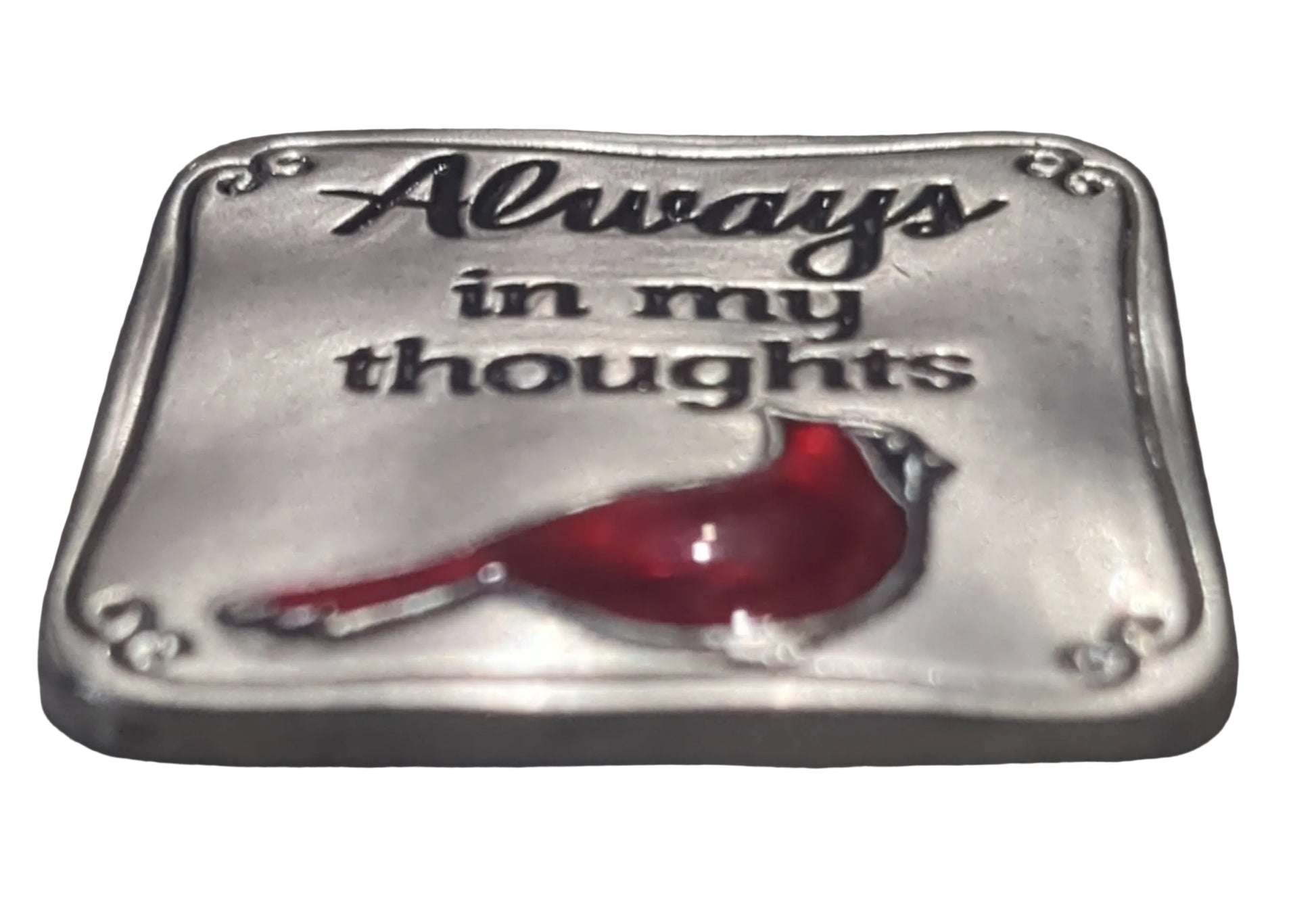 Always in my thoughts Cardinal Charm Small Enough to Mail pc1