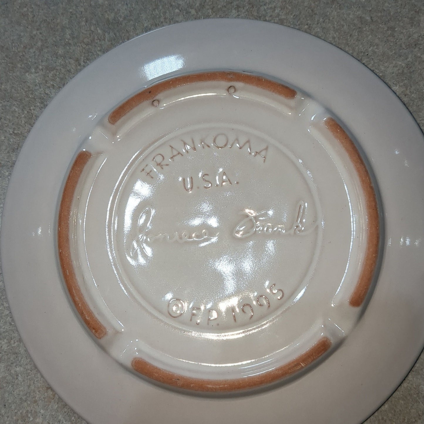 vintage francoma plate 1995 fear not Mary