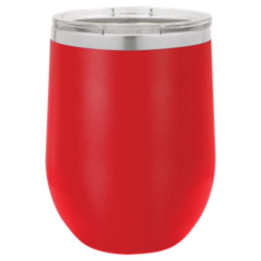 Stainless Steel Stemless Wine Tumbler | 12 oz | Customizable | RCK Creations & More